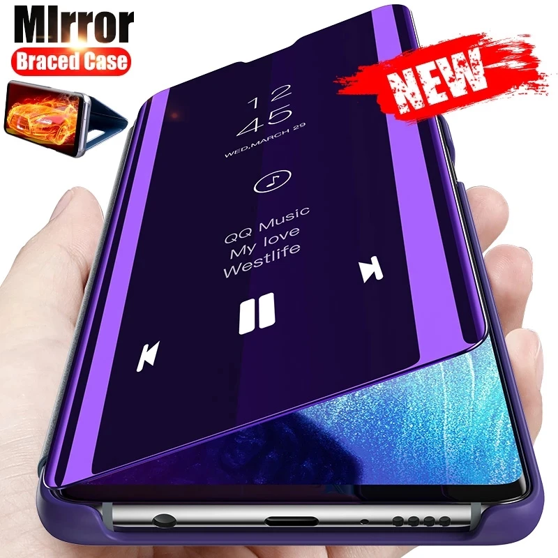 Smart Mirror Magnetic Flip case Pentru Samsung Galaxy S22 Ultra S 22 22 Plus S22Ultra 5G SamsungS22 Suport de Carte de Telefon a Acoperi Coque 0