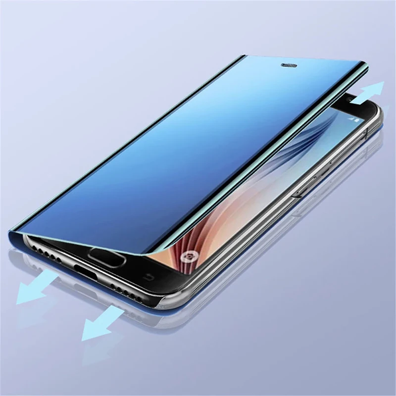 Smart Mirror Magnetic Flip case Pentru Samsung Galaxy S22 Ultra S 22 22 Plus S22Ultra 5G SamsungS22 Suport de Carte de Telefon a Acoperi Coque 3