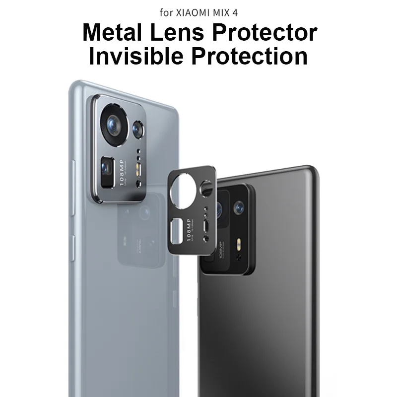 Metal Lentila Protector de Acoperire pentru Xiaomi Mi se Amestecă 4 Lentile Autocolant MIX4 de Protecție Inel de Camera Len Garda de Film Pentru Mix 4 Anti-scratch 4