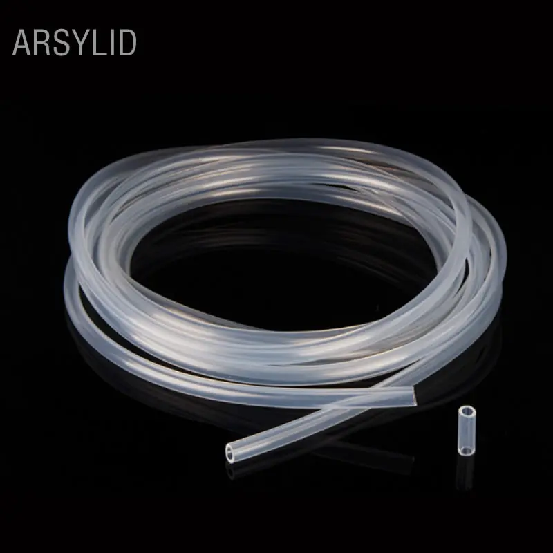 ARSYLID 1meter 8x12 apă de răcire conductă transparentă ultra silicon moale conducte pentru apă, bloc radiator Waterblock cooler 0