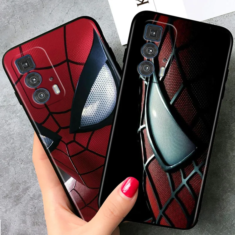 Spider-Man Eroul Caz De Telefon Pentru Motorola G E7i Stylus Putere Un Plus E C X E 30 20 Fusion Plus Lite Pro Negru 1