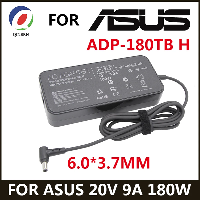 20V 9A 180W 6.0*3.7 MM Încărcător ADP-180TB H Laptop AC Adaptor Pentru Asus ROG Zephyrus G14 G15 GA401IV GA502DU TUF505DU FX506L A17 0