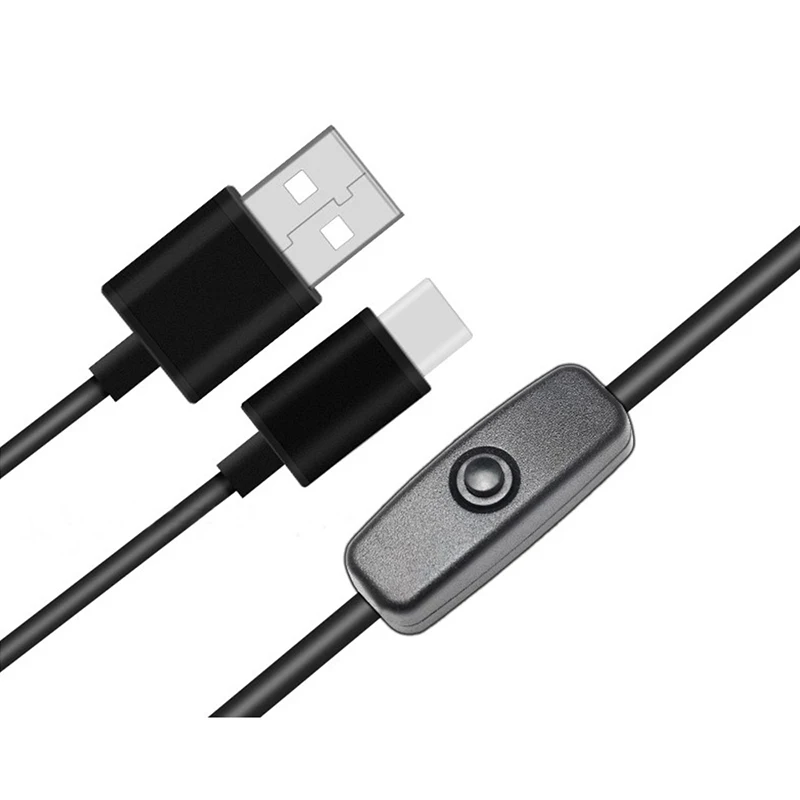 Raspberry Pi 3 4 Cablu de Alimentare Cu Comutator On/off Micro USB de Tip C USB pentru Zmeura Cablu de Alimentare Pentru Pi 3 Model B+/B/2/zero 5