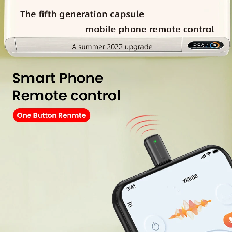 Capsula Telefon Transmițător Infraroșu Pentru TV Box aparat de Aer Conditionat de Control de la Distanță App Mini Adaptor Pentru Smartphone-ul iPhone Micro Tip C 0