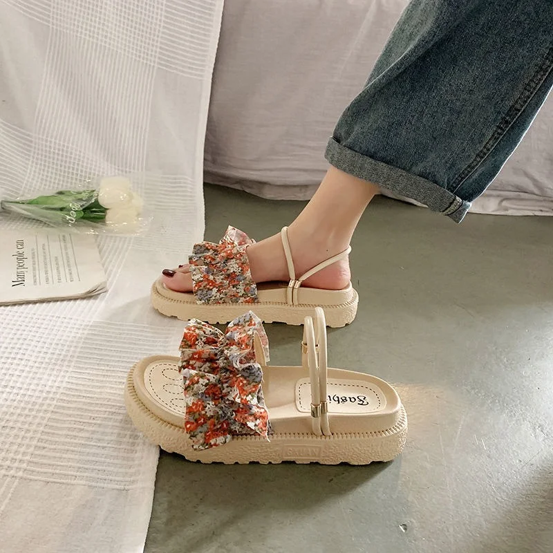 Pantofi Plat Pentru Femei Papuci Casual, Tobogane Platforma Slipers Femei Lady Lux 2022 Fata De Plaja Vara Sandale Papuci De Casă Nouă 2