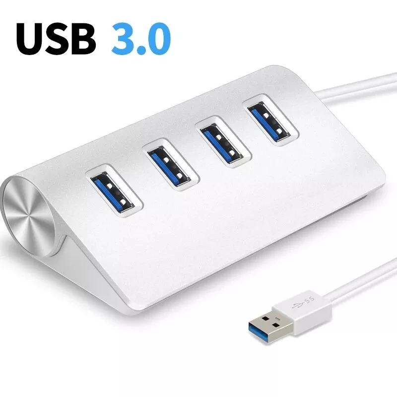 Portabil USB 3.0 HUB 4/7 Port Aluminiu 5Gbps de Mare Viteză Adaptor de Alimentare Multi USB 3.0 Hub USB Splitter Pentru PC, Laptop Adaptor 5