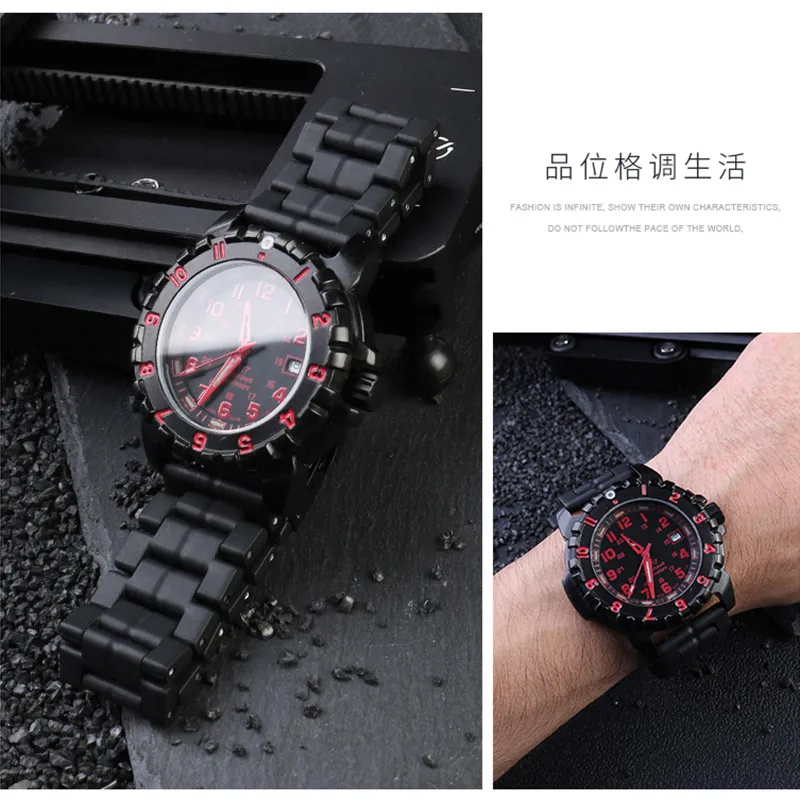 PENTRU CASIO PROTREK serie plastic ceas din oțel cu PRW-60 / YT PRW-30 / 50 / 70 lumina lanț 3