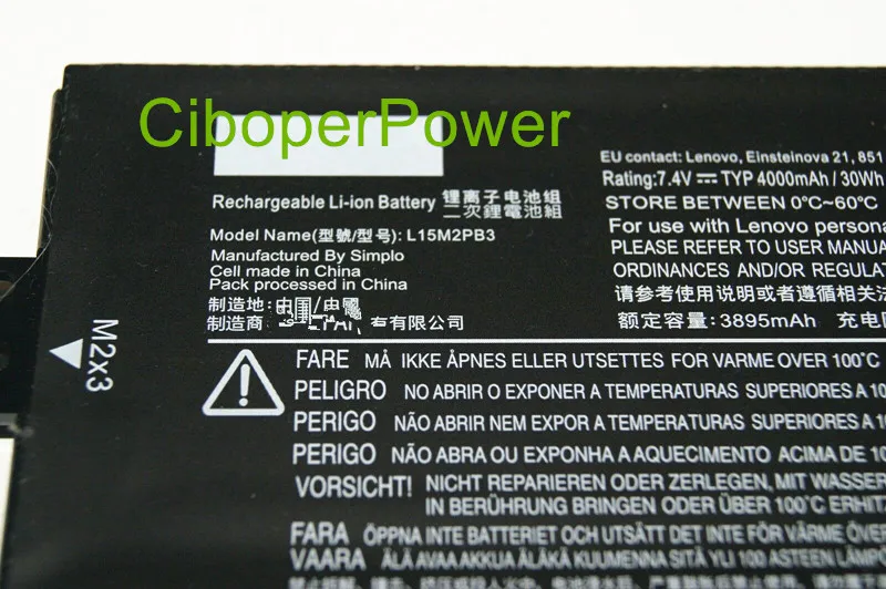 Calitate Original pentru L15M2PB3 Baterie Laptop 30Wh pentru 310-15isk 1