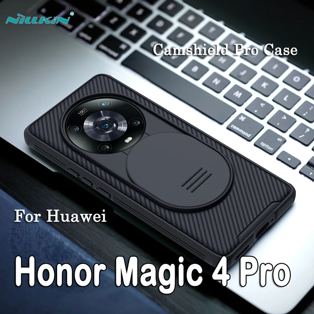 Onoare Magic 4 Pro Caz NILLKIN CamShield Pro Slide aparat de Fotografiat Lentilă de Protecție Capacul din Spate Pentru Huawei Honor Magic4 Pro Shell Cazuri 1
