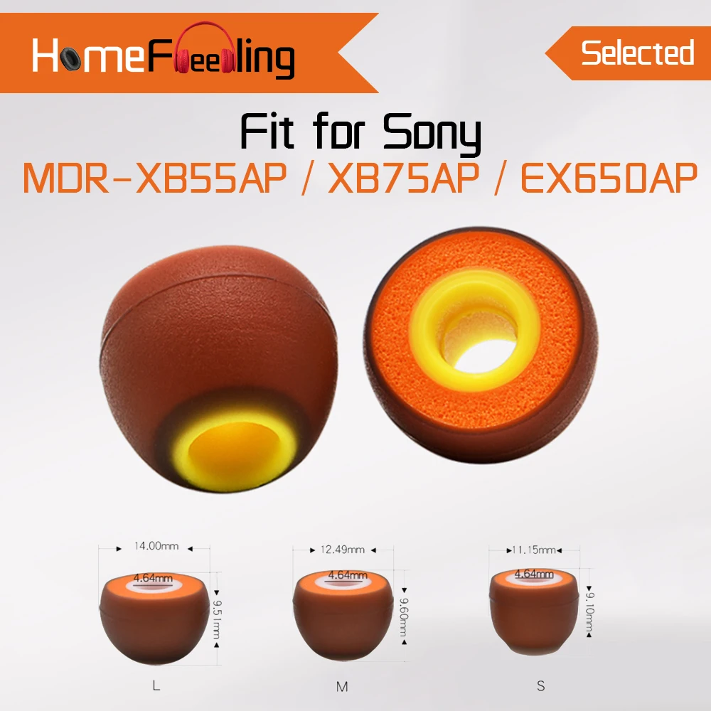 Homefeeling Dopuri de urechi Pentru Sony MDR-XB55AP MDR-XB75AP MDR-EX650AP XB55AP XB75AP EX650AP Căști 0