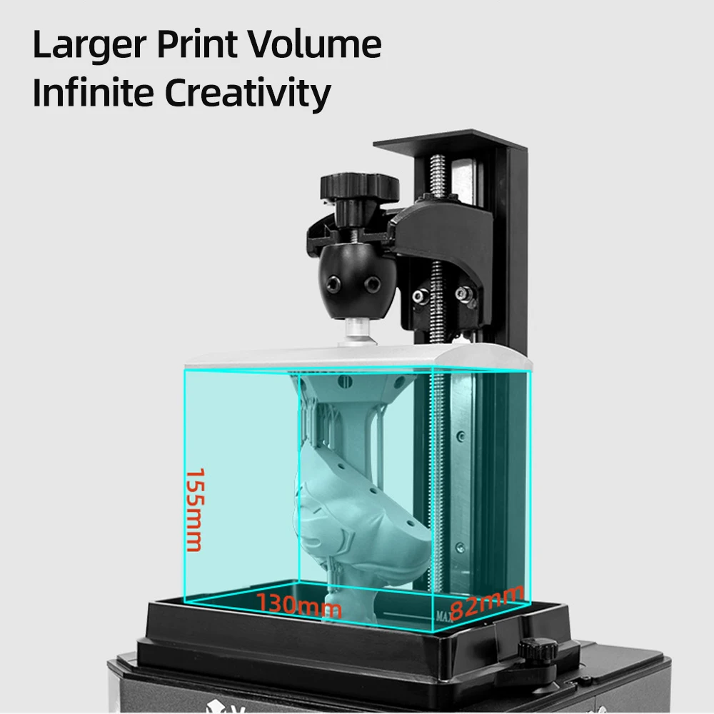 Voxelab Original Imprimanta 3D Clădire Placa pentru Proxima 6.0 LCD 3D Printer Piese mai Mare Volum de Imprimare 130mm*82mm*155mm Freeshiping 3