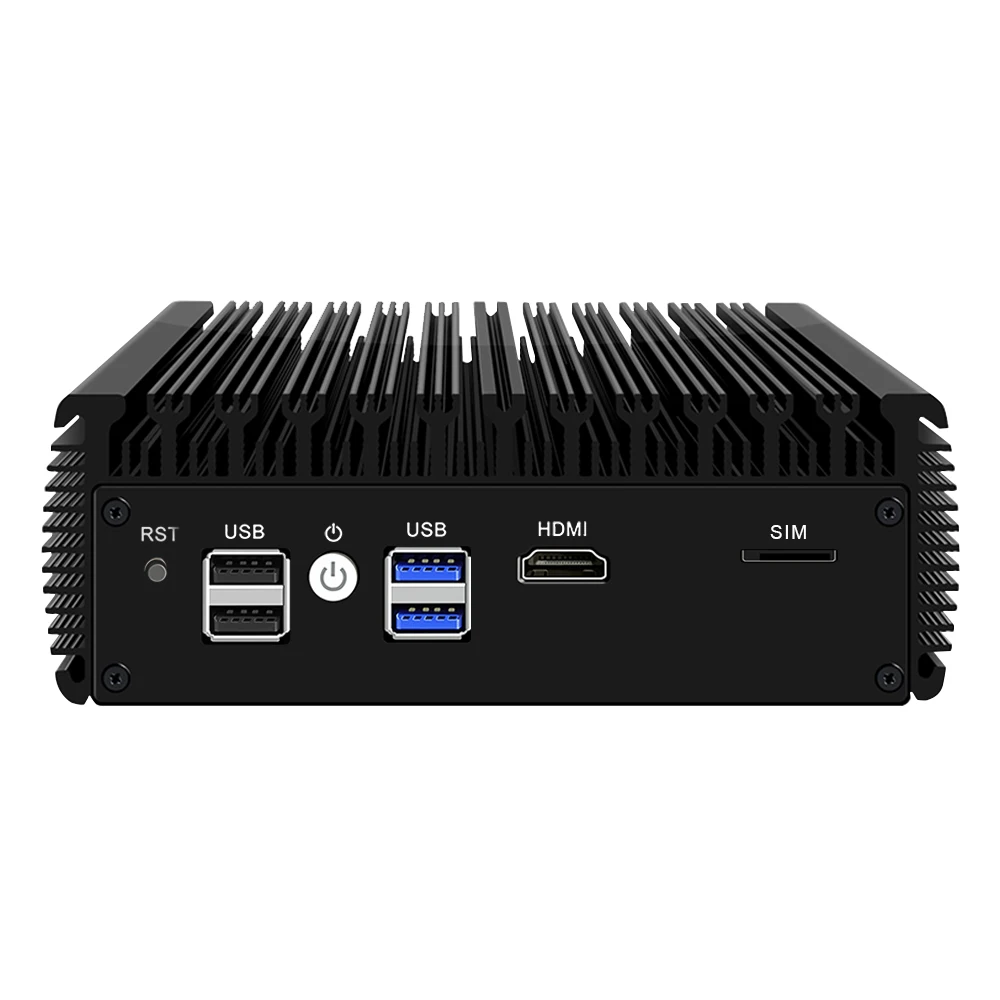2.5 G Moale Router Solid fără ventilator Mini PC 4 Intel i225-V B3 2500M LAN Celeron N5105 pfSense Firewall Aparat OPNsense Proxmox 2
