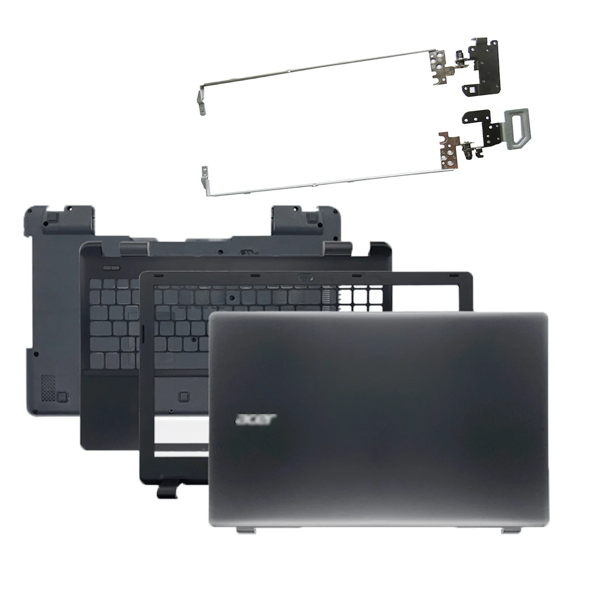 Laptop LCD Capac Spate/Frontal/zonei de Sprijin pentru mâini/Jos de Caz Pentru Acer Aspire E5-571 E5-571G E5-551G E5-521 E5-511 V3-532 Negru Shell 5