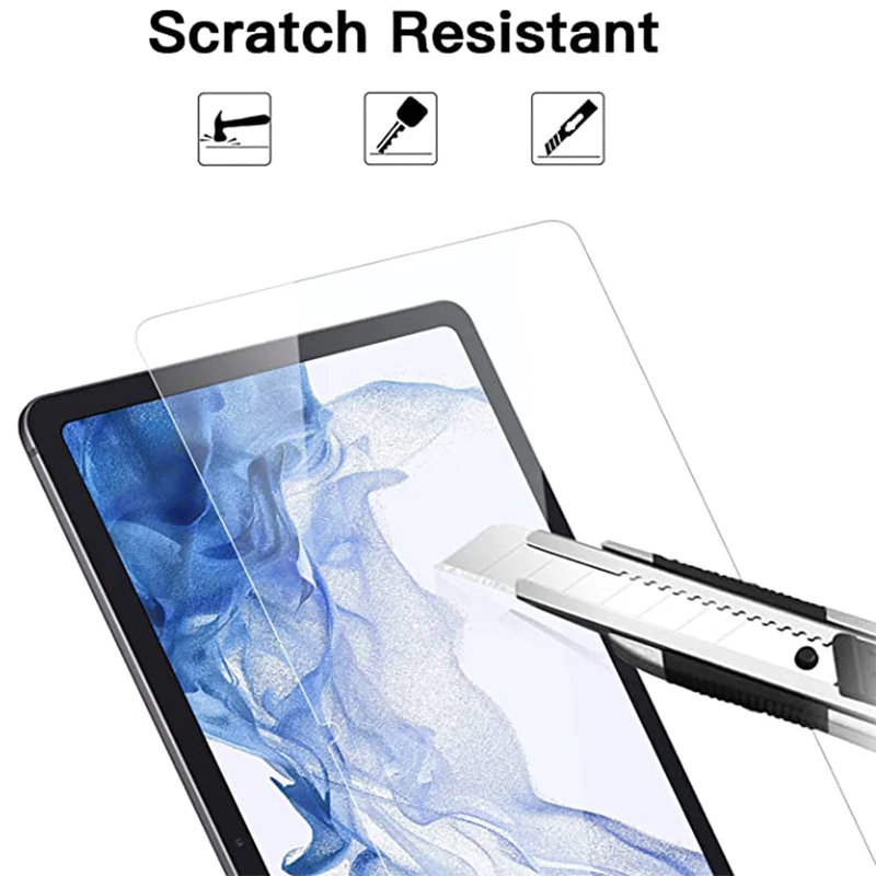 (2 Pachete) Sticla Temperata Pentru Samsung Galaxy Tab S7 S8 Plus FE 12.4 X800 X806 T970 T976B T730 T736B Ecran Protector Tableta Film 3