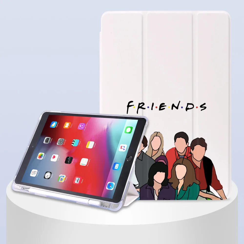 TV Prieteni Caz pentru iPad Mini 6 Pro 11 12.9 10.5 cu Creion cu Aer 4 5 9.7 6 5 10.2 8 7 9-a Generație 2021 Caz 1