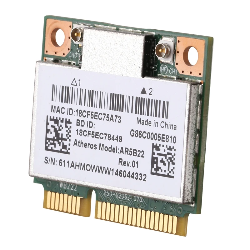 AR5B22 2.4/5GHz Dual Band Wifi Card 802.11 Ac, Bluetooth 4.0 Wireless WLAN Card pentru Lenovo Y400 Y500 Y410P S215 U330 U430 2