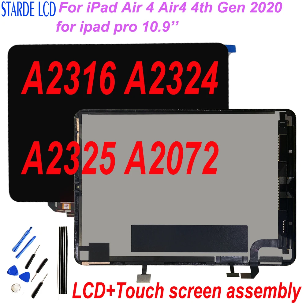 Original Pentru iPad Air 4 cu aer4 4th Gen 2020 A2316 A2324 A2325 A2072 Display LCD Touch Screen de Asamblare pentru iPad Pro 10.9 LCD 0