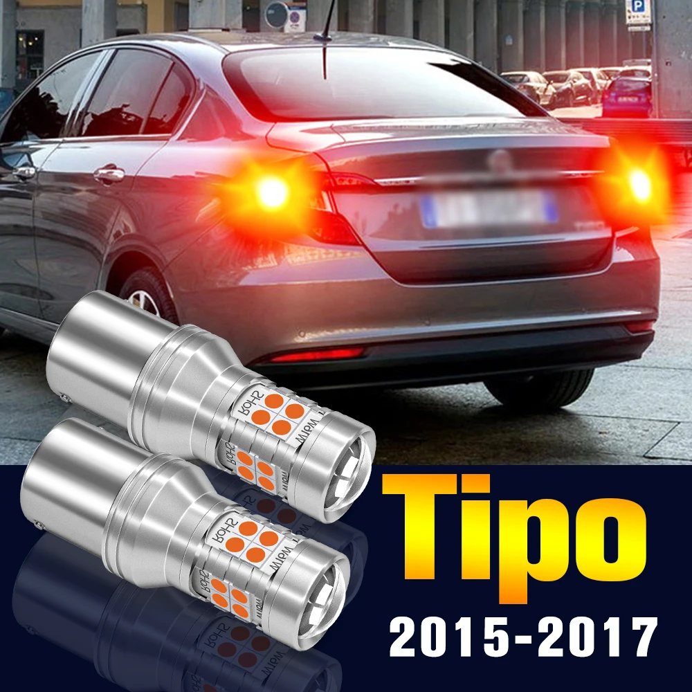 2 buc LED Lumina de Frână Lampa Bec Pentru Fiat Tipo 2015-2017 2015 2016 2017 Accesorii 0