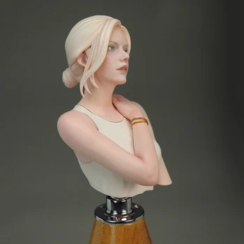 1/10 femeie vechi bust Rășină figura truse Model in Miniatura gk Unassembly Nevopsite