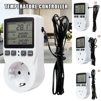 1 buc 110V-230V Timp de Priza AC Digital LCD Plug În Termostate Controloare de Temperatură Calendarul Soclu de Întrerupător