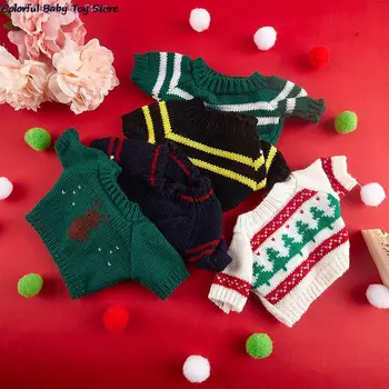 1 buc 20-30cm teddy bear papusa rață Crăciun serie pulover Sac de Pluș Haine Papusa