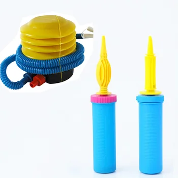 1 BUC balon gonflabil pompa portabila de umflare jucărie picior pneumatic pompa pentru partidul decor baloane accesorii