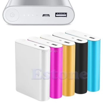 1 PC 5V 2.1 a USB Power Bank Caz Kit 4X 18650 Baterie DIY Cutie Pentru MP3/4 Telefon