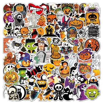 10/30/50/100BUC Drăguț Halloween Graffiti Autocolante de Desene animate Decalcomanii Laptop Motocicleta, Skateboard Telefon Autocolant Impermeabil Jucărie pentru Copii