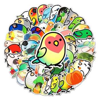 10/30/50 papagal graffiti autocolante, desene animate de animale drăguț autocolante DIY skateboard depozitare autocolante rezistent la apa
