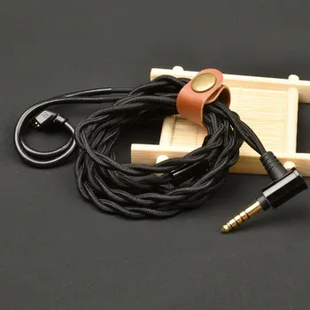 100% de înaltă calitate HiFi cablu căști QDC 2,5 mm/3.5 mm/4.4 mm 99.999% cupru pur cablu de kz EDX ZSN QKZ Cască înlocuire cablu