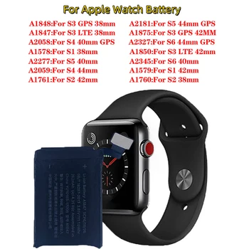 100% Noua Baterie Pentru Apple Watch Seria 1 2 3 4 5 6 44mm 42mm Înlocuitor Pentru iWatch S1 S2 S3 LTE GPS S4 S5 S6 38mm 40mm
