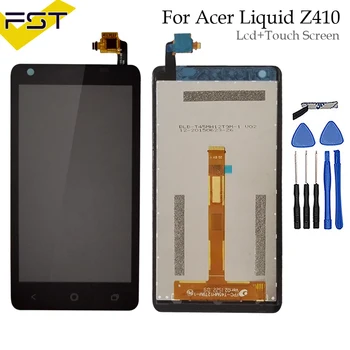 100% Testate lcd Pentru Acer Liquid Z410 Display LCD + Touch Screen Digitizer Asamblare Piese de schimb+ Instrumente