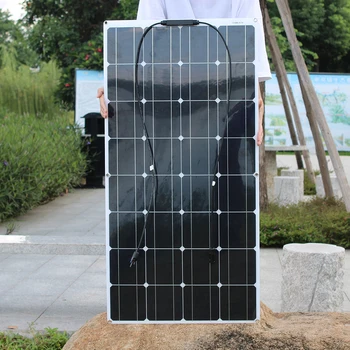 100 Watt Panou Solar 200w, 300w 400w Flexibil de COMPANIE Photatic Celule Monocristaline 12V 24V Baterie 1000w Acasă Panou Solar