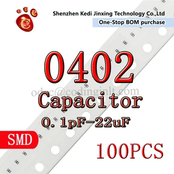 100BUC 0402 Condensator 6,3 V 220nF 330nF 470nF 1uF 2.2 4.7 uF uF 10uF 1005 metrice