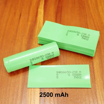 100buc/lot baterie de Litiu din plastic PVC folie termocontractibila baterie 18650 pachetul special izolate mufei de trecut pe tub 2500MAH