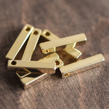 10buc Aur Placat cu Alamă Stick Bar Margele Farmecele Pentru a Face Bijuterii DIY (GB-036)