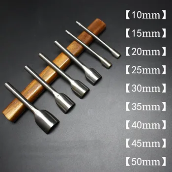 11pcs/set 5-50 mm Jumătate Rotund din Piele Cutter Pielărie instrumente semicirculară de pumn taie pentru Curea Portofel din Piele Pumn instrument DIY
