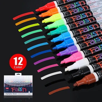 12 Buc Lichid Cretă și Markere Pixuri Erasable Culori LED Markere Tabla de Scris Neon de Sticlă Pen, Tabla Tabla, Ferestre