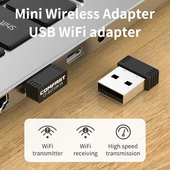 150Mbps Wireless placa de Retea Wireless Mini USB Wifi Adaptor 802.11 N USB2.0 Dongle-Receptor Pentru Desktop Laptop Windows MAC