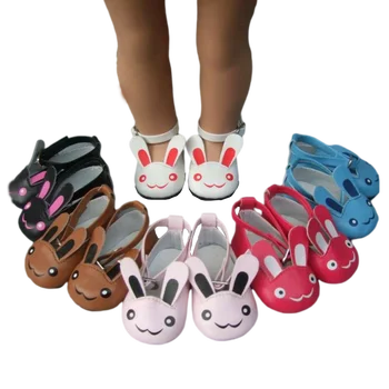 18 Inch 45CM Fete Păpuși Drăguț Iepure Pantofi din Piele pentru Alexander Accesoriu Papusa Baby Doll Mini Jucarii Pantofi