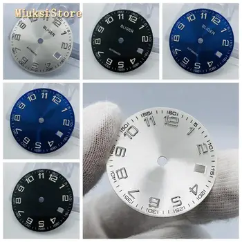 1BUC 29.2 mm sterile albastru negru argintiu cadran de ceas se Potrivesc ETA 2836/2824 Mingzhu DG2813/3804 Miyota 8215 821A 8205 mișcarea automată