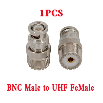 1BUC BNC Male la UHF SO239 PL-259 de sex Feminin RF Coaxial Adaptor BNC la UHF Coaxial Conector Jack