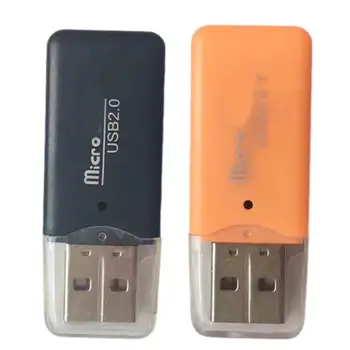 1BUC USB2.0 Cititor De Carduri De Înaltă Viteză, Mini Compact Mobil Simplu Card De Memorie Cititor De Carduri Portabil