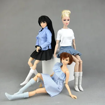 1pair 1/6 Ciorapi Sosete pentru Barbie pentru Blyth licca BJD papusa Păpuși lucrate Manual, Haine, Accesorii