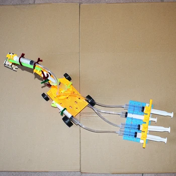 1set hidraulic excavator model/științifice de fizică experimentală Educative jucarii pentru copii/DIY tehnologia de producție AN002