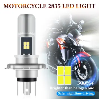 1x P15D H6M LED H4 Motor a condus Motocicleta Faruri Lampa Scuter Motocicleta Hi/Low 2835smd 3W CanbusFog Lumina Motocicleta Acces 12V
