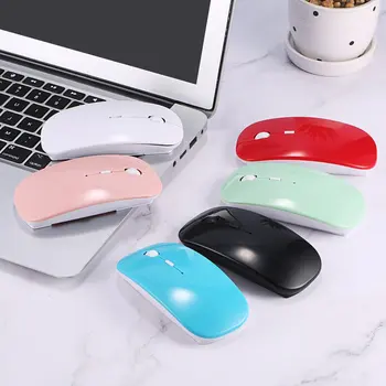 2.4 Ghz Ultra-subțire, Ergonomic, Mouse-ul Optic pentru laptop-uri de Jocuri de Calculator Colorate USB Mouse-ul fără Fir Bluetooth-compatibil USB Mouse-ul