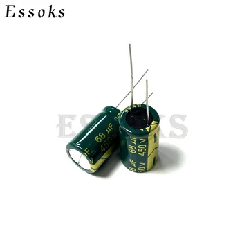 2 buc Condensator Electrolitic 450V68UF 450V 68UF 16X25 18X25 mm de Înaltă Frecvență Low ESR Aluminiu Condensatori