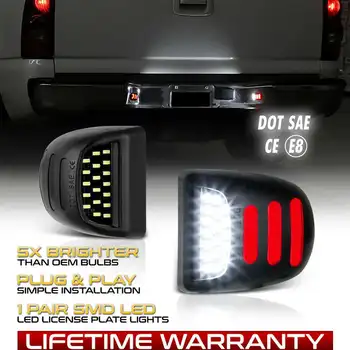 2 buc Led-uri Auto de Înmatriculare Lumini Pentru Chevy Silverado Avalanșă Chevrolet 1500 2500 3500