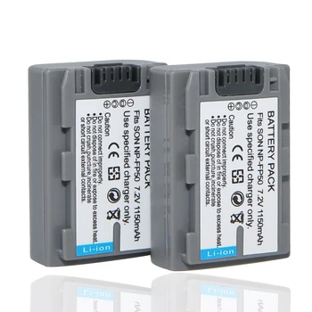 2 buc/lot NP-FP50 /NP-FP51 NP-FP50 NP FP51 Reîncărcabilă Litiu-ion Baterie Pentru Sony DCR-HC19 HC30 HC40 HC46 aparat de Fotografiat Digital